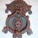 Reserved for Cathy 30% OFF ....... Cherub Door Knocker, Cast Iron, Angel, Cast Metal