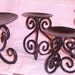 Vintage Metal Candle Holders, Black, Collections, Paris Apartment,
