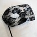 Mystery: Silver and Black Lace Masquerade Mask