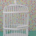 Vintage - handmade - wood - BIRDCAGE