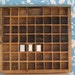 RESERVED for TANIA WILDMAN: vintage letterpress printers drawers/tray - small (k03)