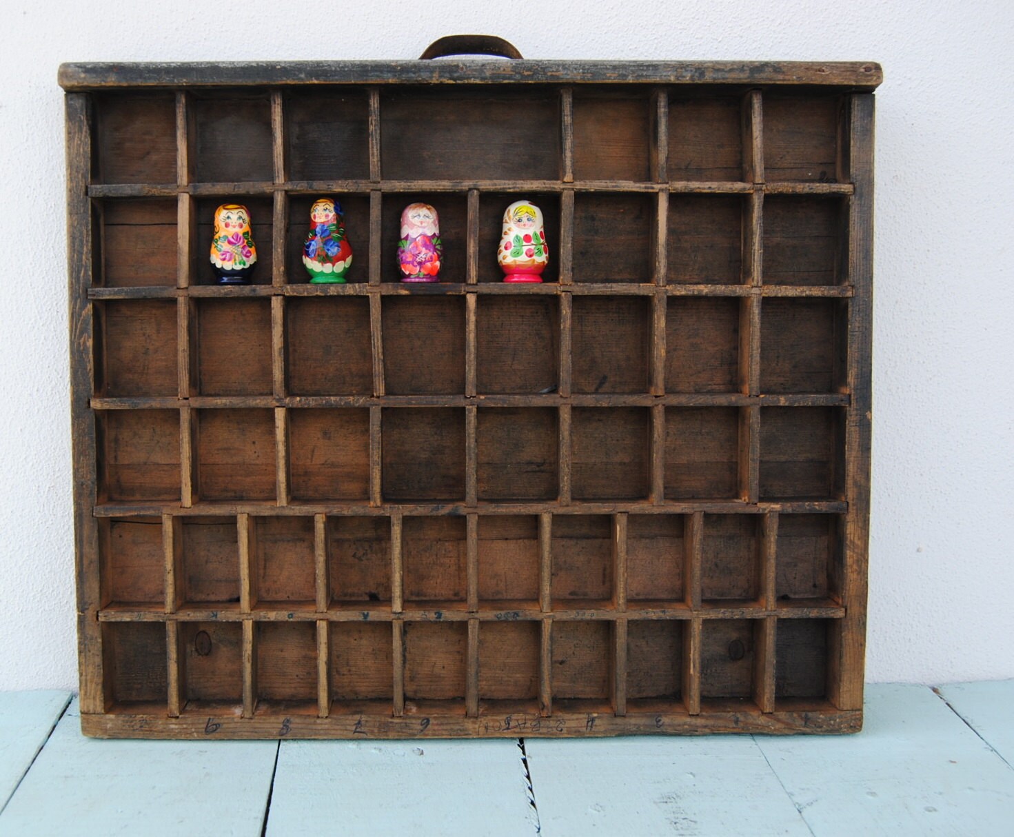 vintage letterpress PRINTERS DRAWER/TRAY small B013