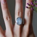 Moonstone Ring: Size 8.5