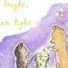 Children Art Print. Star Bright, Star light. PRINT 8X10. Nursery Art Home Decor