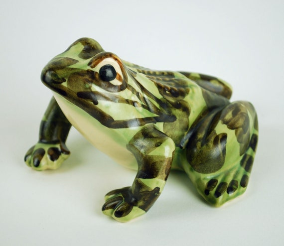 Vintage Brush McCoy Frog Figurine