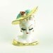 Vintage Lefton Lady Head Vase Planter With Yellow Hat, Made in Japan