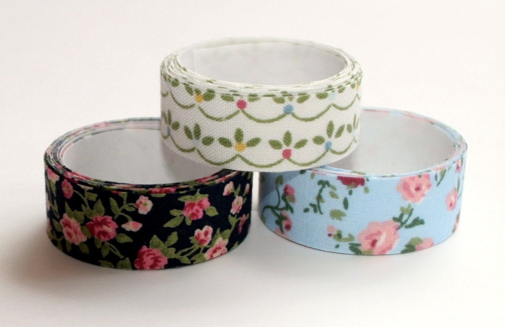 Fabric Washi Tape Floral Adhesive Masking Tape