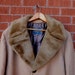 SALE Vintage Coat Men's Shop JCPenney Wool Tan 1970s 40R