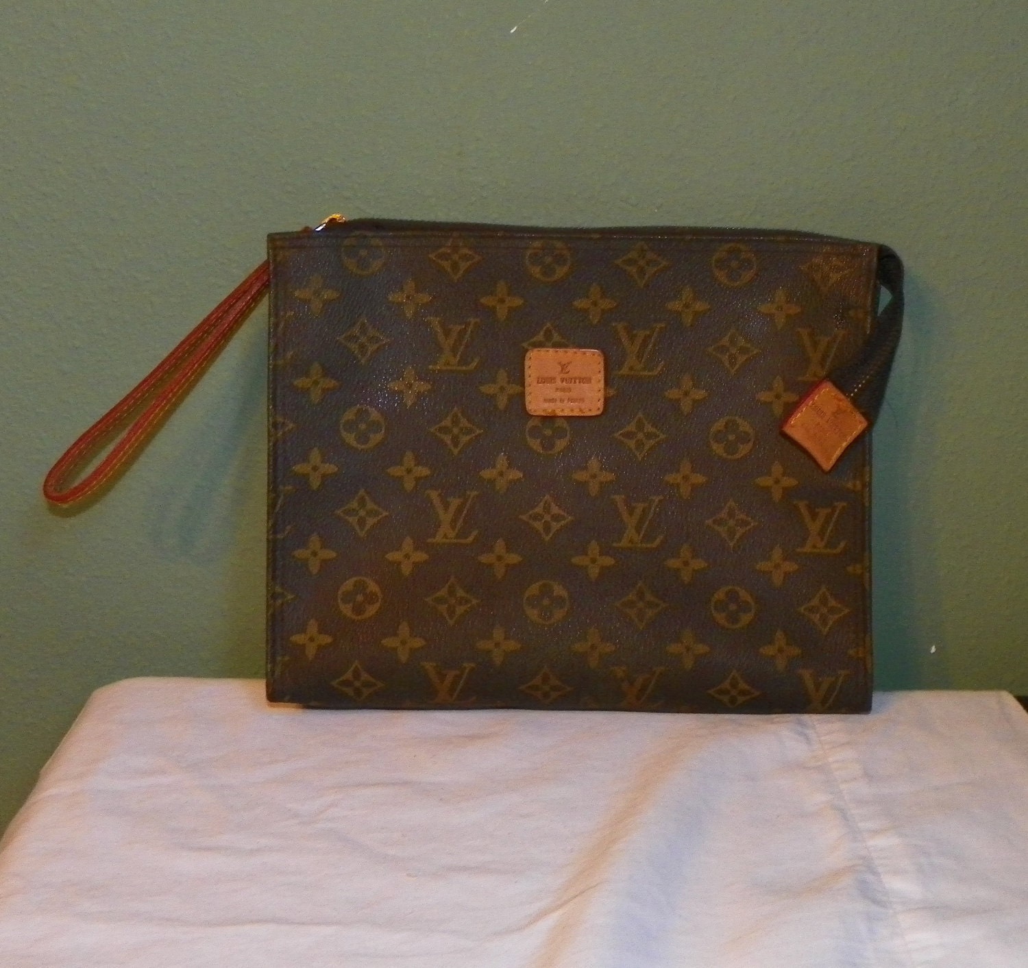Vintage Louis Vuitton Cosmetic Bag Makeup case Wallet pouch