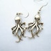 SALE Octopus Earrings