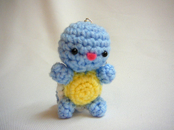 Pokemon Squirtle Amigurumi Keychain