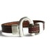 Unisex Men's Women's Leather Bracelet - Zamak Hook Clasp