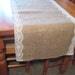 Reserved for hmc1127 Burlap Wedding Decor Rustic Runner