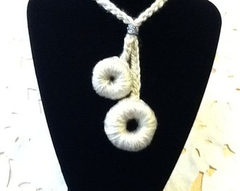 Circle of Love Handmade Crochet Necklace