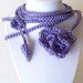 Flower Handmade Crochet Necklace