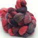 RESERVED for Kerry - BFL Blue Faced Leicester combed wool top roving braid - hand dyed - 4 oz - Vampire