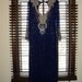 DAME EDNA CALLED, She would like her dress back because she needs this Vintage Royal Blue Sapphire Beaded Silk Full Length Gown for a Party