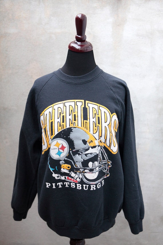 vintage PITTSBURGH STEELERS Crew Neck Sweatshirt NFL football