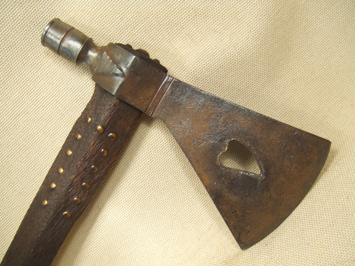 Weeping Heart Sioux Pipe AxeTomahawk Peace Pipe native