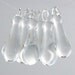 Glass Rain Drops, Handmade Glass Drops, Glass Chandelier Drops DS-163