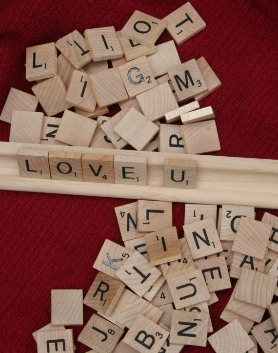 Scrabble Letter Wood Tiles