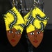 Wood Earrings- Elegant Ladies in Headwraps