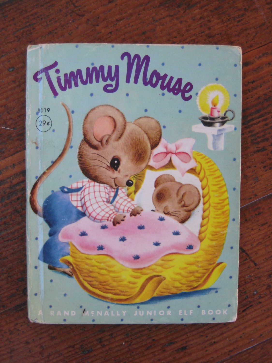 Vintage Children's Book Timmy Mouse Rand McNally Junior