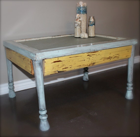 Items similar to Shabby Chic Coffee Table on Etsy
