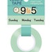 October Afternoon 9 to 5 Washi Tape - Days of the Week