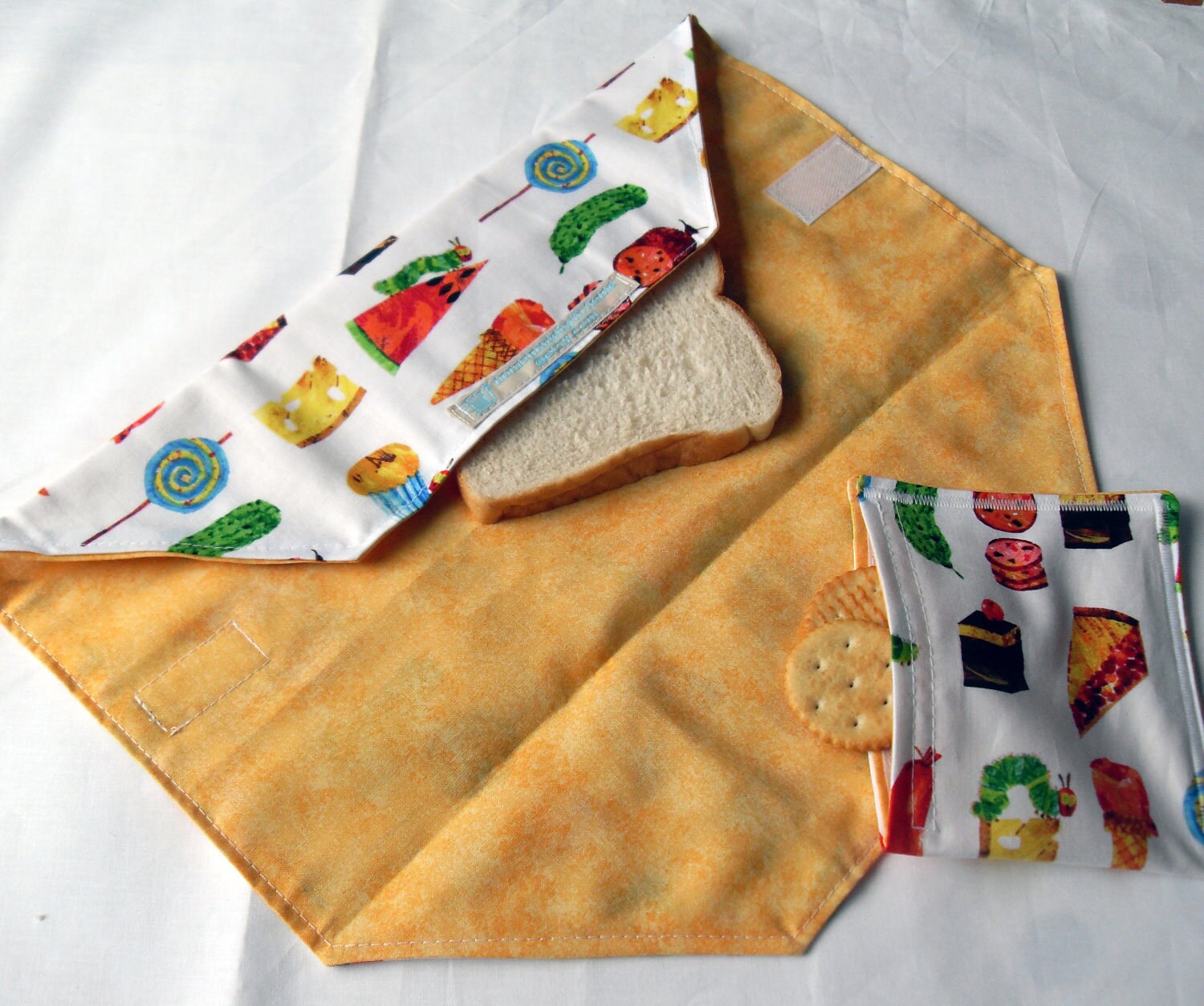 Eco Friendly Snack bag and Sandwich Wrap The Very Hungry