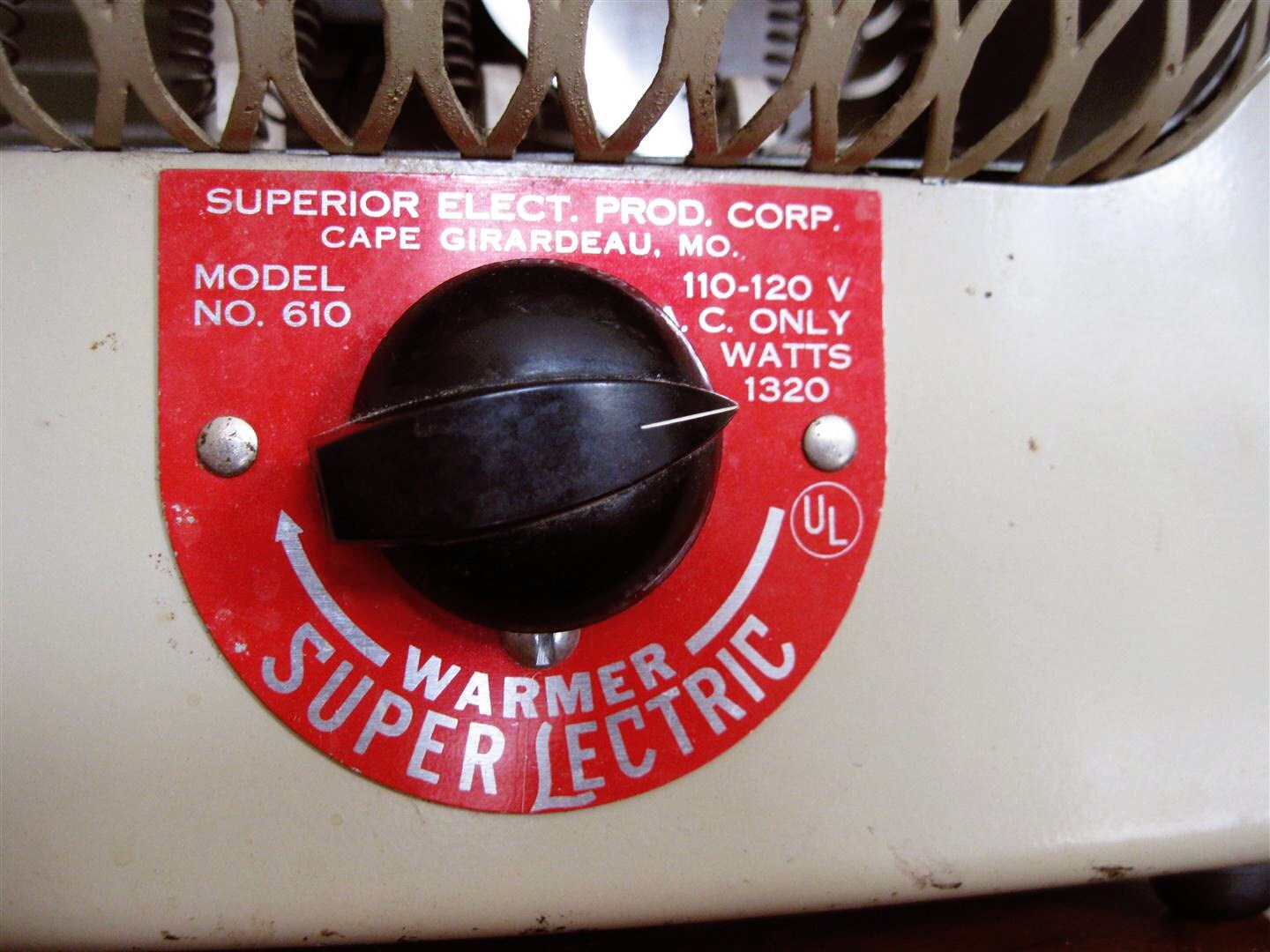 1960s Super Lectric Space Heater