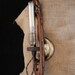 Upcycled Antique Industrial Loom Shuttle Wall Lighting Sconce