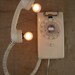 Upcycled Vintage Rotary Wall Phone Lamp