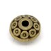 Bronze Spacer Beads - Antique Bronze - Round - Dot Pattern - 6x4mm - 25pcs - Ships IMMEDIATELY from California - B08
