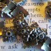 20pcs Antique Bronze Square Flower Bead Caps 8mm - Ships IMMEDIATELY from California - B21