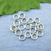 1800pcs Antique Silver Open Jump Rings 4mm - Ships IMMEDIATELY from California - F21