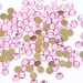 100pcs Pink Iron On Fixed Rhinestone Embellishment/Scrapbooking 3mm - Ships Immediately from California - A52