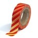 Washi Tape Yellow and Red Airline Stripes - 15mm x 10m - TP02
