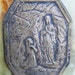 Antique Medallion, Our Lady of Lourdes, Lourdes, France