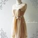SALE- Amor Dress Vintage Inspired- A Lovely Tutu Cocktail Dress in Beige