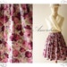 SALE Floral Wonderland- Vintage Style Handmade Cotton Skirt Mix and Match