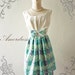 SALE--Amor Vintage Inspired- The Sweetest Thing- Vintage Classic Blue , Green and Purple Shade Cotton Lace Dress for Any Occasion-Fit XS-S-