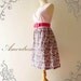 HOT SALE Amor Vintage Inspired Vintage Retro Girly Butterfly, Bow Floral Cocktail Cotton Dress Party or Everyday Dress 35"length -Fit S-M-