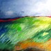 Original Abstract Landscape Painting on Canvas Modern Contemporary Art "Windswept"