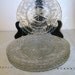 Pressed Glass Salad Plates, Set of Five