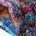 SALE Embroidered Rainbow Hand Bag