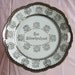 25th Anniversary Cake Stand - "Zur Silberhochzeit" - Silver Wedding - Renewed Vows - Cake - Cup Cakes - Pie - 1950s Vintage German China