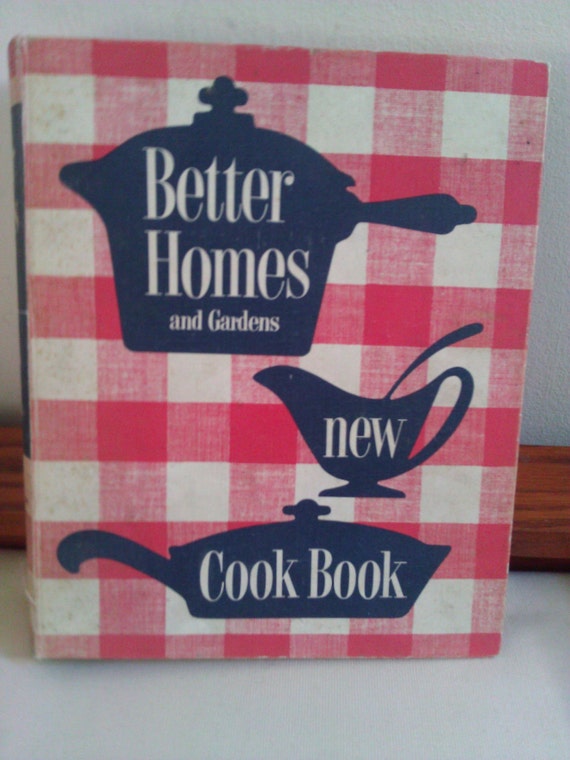 Vintage Better Homes and Gardens New Cookbook 1950's Ed.