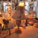 Beautiful Vintage French lamp with roses