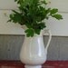 Very Large Antique White Farm Pitcher Lots of Vintage Age Wear from the 1800s found in a CT Barn